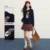 【12/31新品】熙世界卡通企鹅提花毛衣女秋冬厚实宽松圆领套头针织衫2025年新款 商品缩略图2