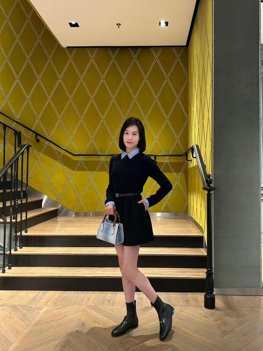 古驰 新品 假两件羊毛针织衫(MM) 商品图3