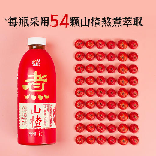 煮山楂山楂汁水果汁大餐解腻饮料原汁草本健康解腻冰镇更爽口1L/350ml 商品图1