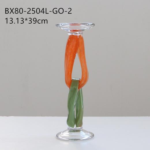 厂家创意批发北欧风玻璃烛台婚庆礼品餐桌家居酒店样板间装饰摆件 商品图11