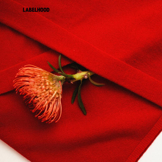 LABELHOOD蕾虎 “RED TO GO”SCARF 红色围巾 商品图2