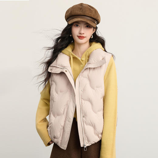 【12/31新品】熙世界休闲风连帽针织毛衣女宽松慵懒2025秋冬新款套头厚毛织上衣 商品图4