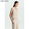 商场同款PURE TOUCH女装26春夏新款v领廓形马甲亚麻羊毛西装马夹 商品缩略图4