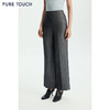 商场同款PURE TOUCH女装26春夏新款高腰西装裤羊毛亚麻混纺直筒裤 商品缩略图4