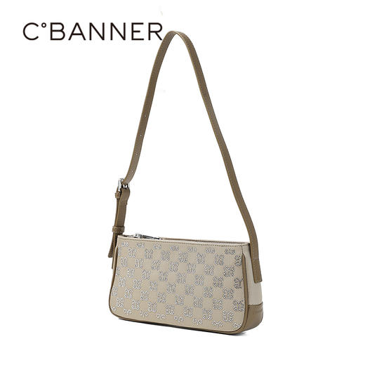 千百度2026春季女包优雅有型 支撑力佳不易变形包袋A26150925 商品图1