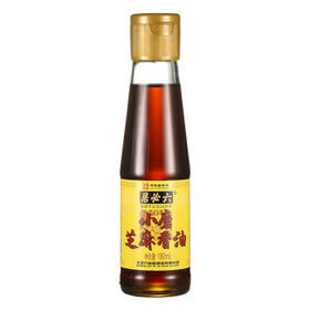 六必居 小磨芝麻香油 180ml 传统工艺 水代法 凉拌火锅调味 中华老字号 /粮油调味 /调味品 /调味油