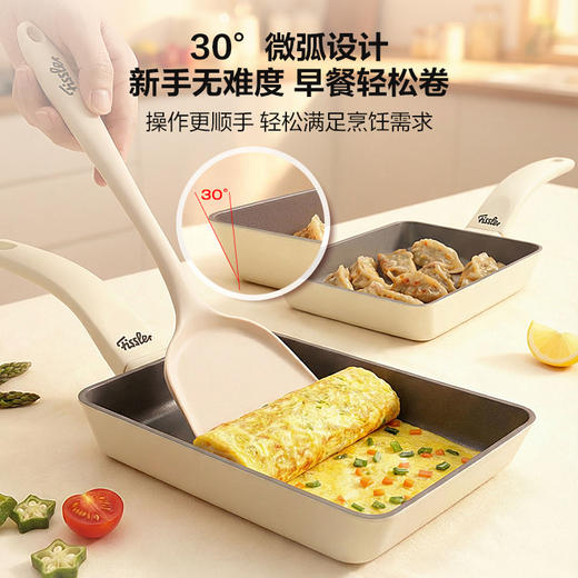 [IP联名]大白兔玉子烧长方形煎锅含盖-赠购物袋硅胶铲 商品图2