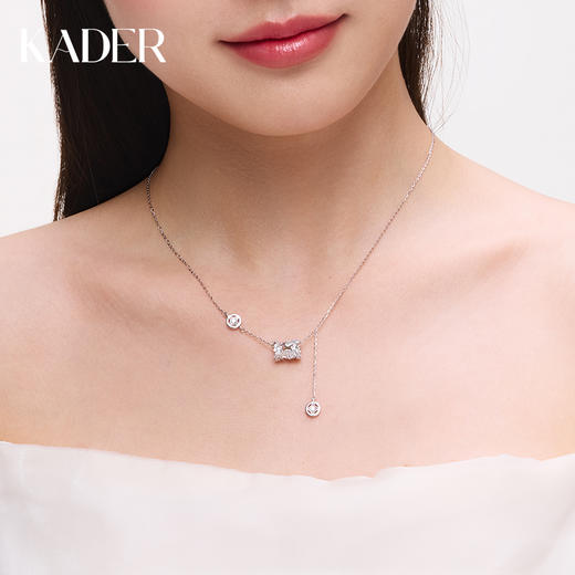 新年限定 卡蒂罗KADER 马上有钱幸运小蛮腰项链 925银新中式璀璨小马吊坠原创设计锁骨链高级小众轻奢 好运 项链 商品图2