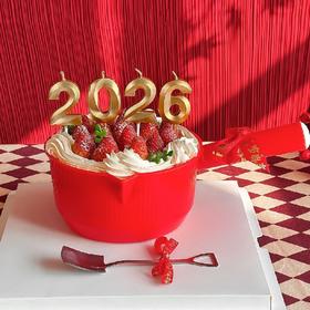 【2026盆满钵满】水瓢草莓蛋糕