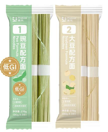 【预售1月4日左右发货】低GI 高蛋白高膳食纤维 轻主食  1号豌豆+ 2号大豆配方面 圃科配方面 商品图0