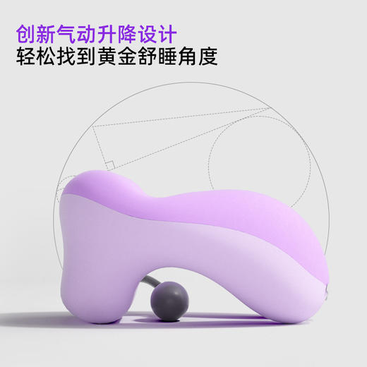 新品！【第二代气动升降 送收纳盒】猫太子STG气动午睡枕趴睡枕午休枕头趴枕桌上睡觉抱枕儿童成人通用枕 商品图4