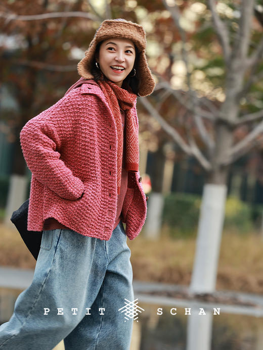 PETIT SCHAN小闪 #094 Petite southern visitors 南方小土豆 澳大利亚进口羊羔毛格纹护耳雷锋帽 商品图4