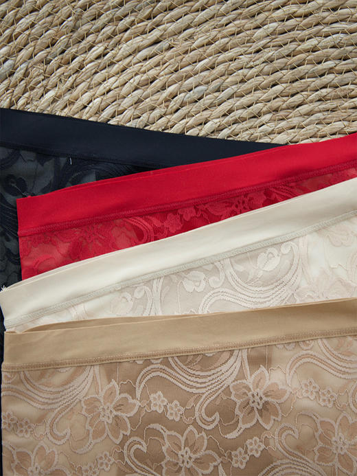 【暖、塑、美  中高腰内裤】生姜暖绒法式蕾丝内裤 10A 蚕丝抑菌底裆守护健康 商品图10