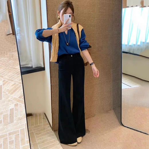 cosAcosB加绒微喇牛仔裤 | 微喇设计，显瘦显高，视觉显瘦好几斤【3-5天发货】 商品图2