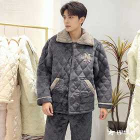 【YW】无忧购“清仓特价”男款三层夹棉99元包邮多款可选超厚家居服套装（截单后5天发货)