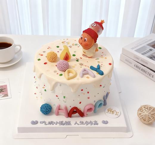 多款式~星星人吹蜡烛卡通蛋糕-低糖处理无添加 商品图2