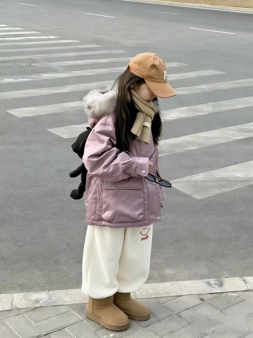 【29.9元/件】特价捡漏❗“软fufu”【喜林贝尔】 儿童奥利绒笑脸卫裤/双面绒马甲 一套过冬～🔥 商品图5