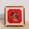 万事利 方形织锦镜框画 摆件 【神驹献宝款】18*18cm 新年送礼自用 商品缩略图2