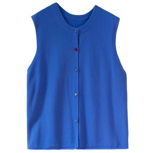 牧衣游原创阿尔巴斯纯山羊绒毛织马夹 福利款 森语不支持会员折 商品图4