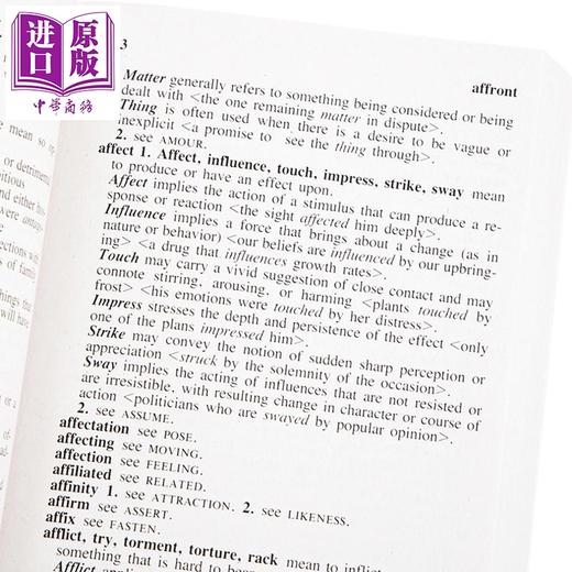 【中商原版】Merriam Webster Dictionary麦林韦氏词典2册 同义反义词词典 Synonyms and Antonyms 袖珍词典Pocket Dictionary 商品图4