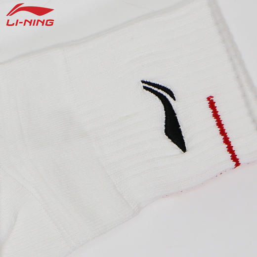 李宁羽毛球袜训练运动袜中筒吸汗速干AWSV159 商品图3