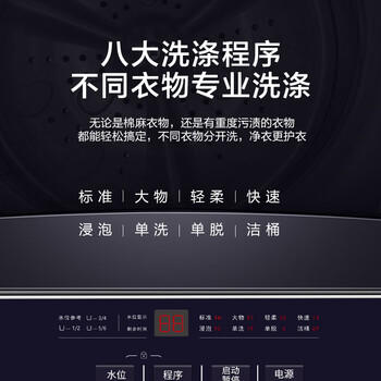 威力（WEILI）波轮洗衣机 5.2KG 全自动洗衣机小型 租房宿舍神器 （雅白色）XQB52-5226B-1  /家用电器 /大 家 电 /洗衣机 商品图4