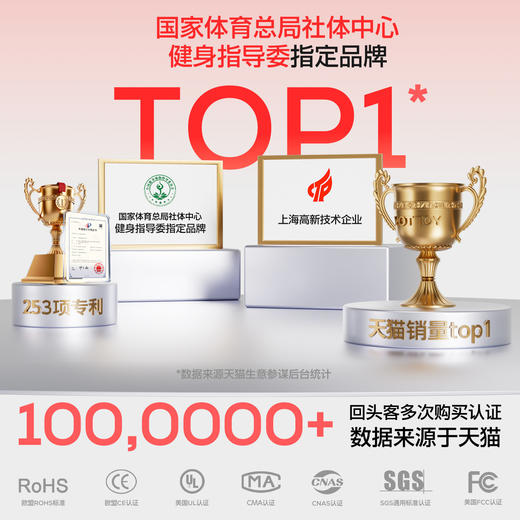 筋膜枪YOTTOY肌肉按摩器女生多功能按摩筋膜枪电动十大品牌男士专用神器 商品图4