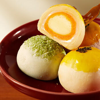 轩妈蛋黄酥大团圆糕点礼盒990g新鲜72h现做年货春节送大礼包厂家直发 /休闲食品 /中式糕点 /蛋黄酥 商品图4