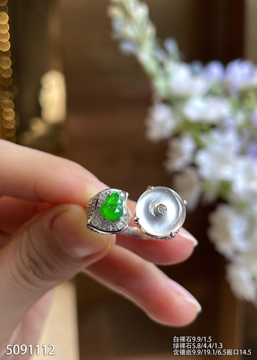 5091112，平安扣戒指。具体价格微信咨询 商品图0