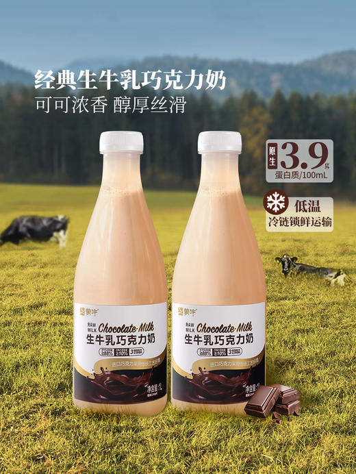 MM 山姆 蒙牛 生牛乳巧克力 1L*2 商品图1