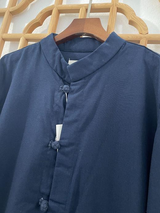 「断码清仓」男士棉麻国风新中式八分袖上衣衬衫DZQC-107 商品图1