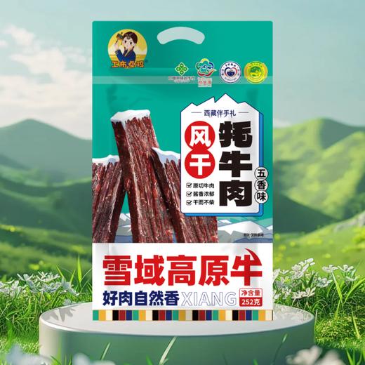 【西藏帮扶】西藏风干牦牛肉干  252g/袋  （多规格可选） 商品图1