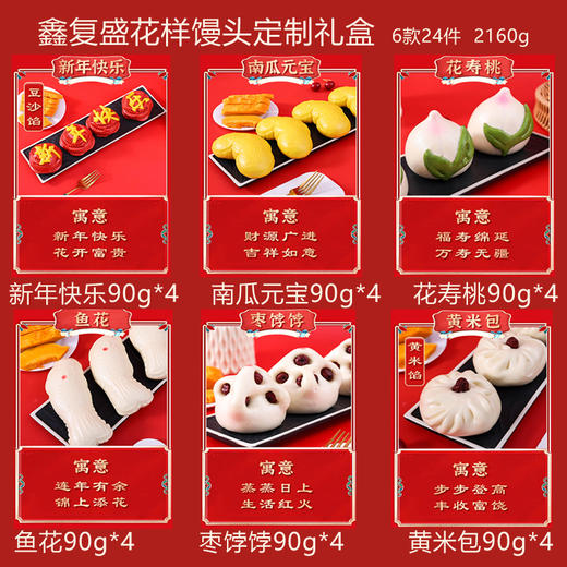 鑫复盛定制：花样馒头礼盒 商品图3