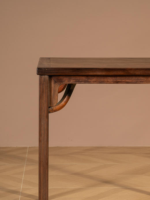 清	红木刀牙板霸王枨方桌 商品图2