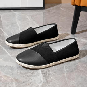 本草布鞋 v松紧皮布搭配