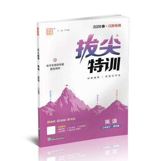 2026春 拔尖特训 英语 译林版 三年级下册 小学教辅同步练习 同步提优 高阶提优 精准提优学生用书3下通成学典 江苏凤凰教育出版社 商品图3