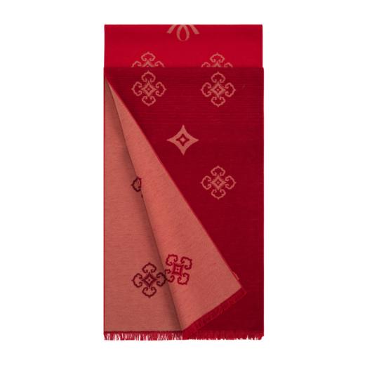 万事利 好事成双【嘉和】礼盒两条装 蚕丝丝绒围巾保暖外搭送礼自用 商品图1