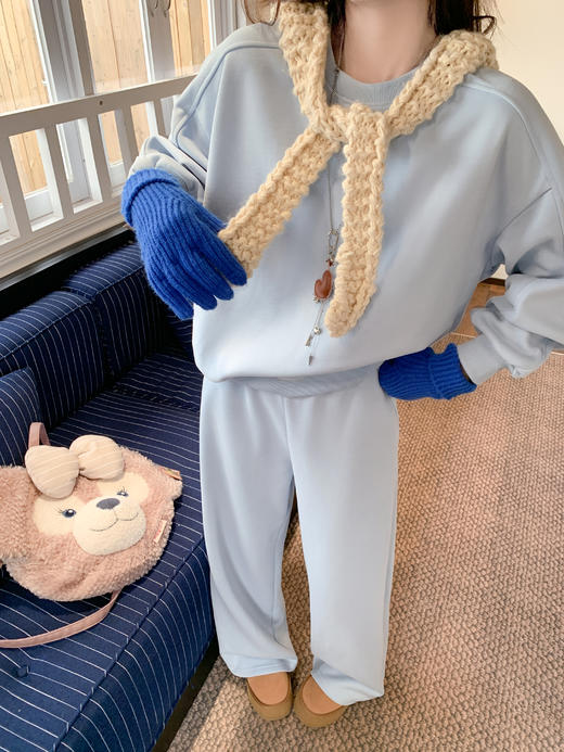 <曾小咸推荐>现货秒杀 ！微信超特价！ 韩系纯色卫衣 日常169.99 立减80 秒杀79.99！！休闲卫裤 日常159.99 立减90 秒杀69.99！！ 商品图5