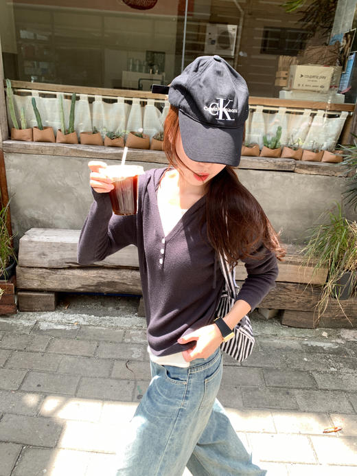 <曾小咸推荐>现货秒杀 ！微信超特价！韩系2色假两件长袖T恤 日常119.99 立减40 秒杀79.99！！ 商品图14