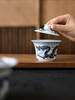 【元岚堂】元青花龙纹马蹄二才盖碗满容约150c 商品缩略图8