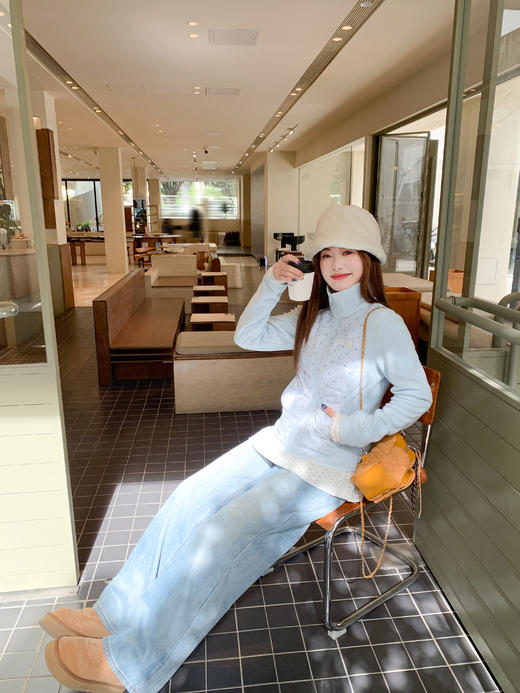 <曾小咸推荐>现货秒杀 ！微信超特价！韩系立领波点棉服外套 日常219.99 立减90 秒杀129.99！！ 商品图6