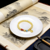 上新！满蜜白花蜜蜡、南红葫芦、海纹石、铜招财纳福小手链（无证书）饰品美物 商品缩略图2
