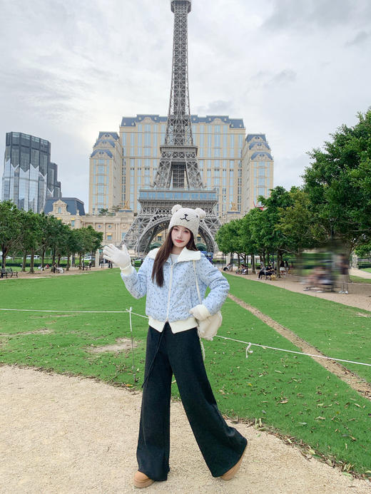 <曾小咸推荐>现货秒杀 ！微信超特价！韩系3色磨毛直筒休闲裤 日常189.99 立减110 秒杀79.99！！小碎花棉服秒杀159.99！！ 商品图6