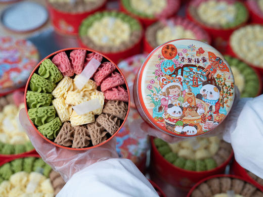 【掌柜好物】小熊曲奇饼干，新年礼盒包装样式随机发 商品图6