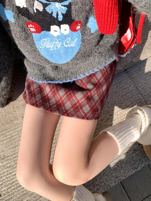 <曾小咸推荐>现货秒杀 ！微信超特价！韩系植绒小猫毛衣 日常199.99 立减110 秒杀89.99！！ 商品图8