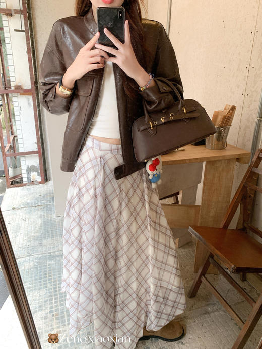 <曾小咸推荐>现货秒杀 ！微信超特价！美式机车风pu皮衣夹克 日常299.99 立减160 秒杀139.99！！ 商品图4