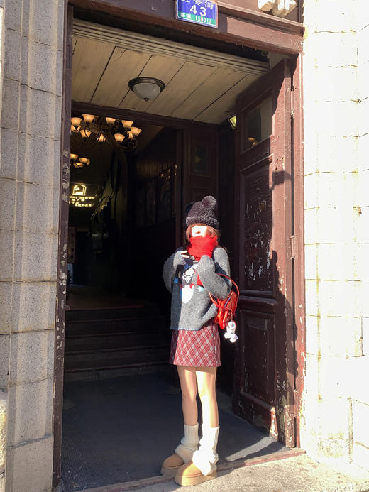 <曾小咸推荐>现货秒杀 ！微信超特价！韩系植绒小猫毛衣 日常199.99 立减110 秒杀89.99！！ 商品图7