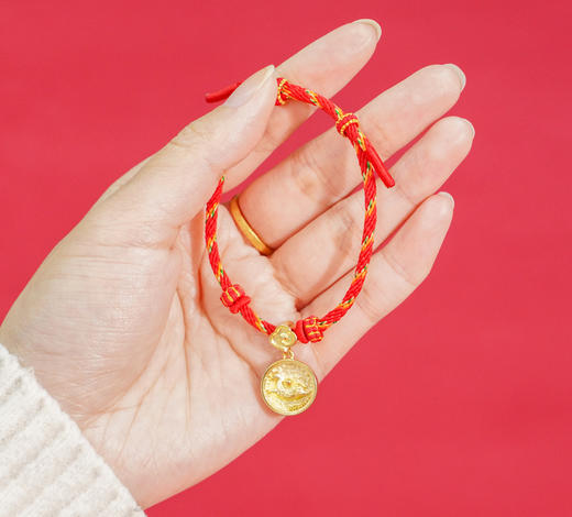 2026总台文创春晚生肖手串“马上有钱” （足金版含金200mg) 商品图4