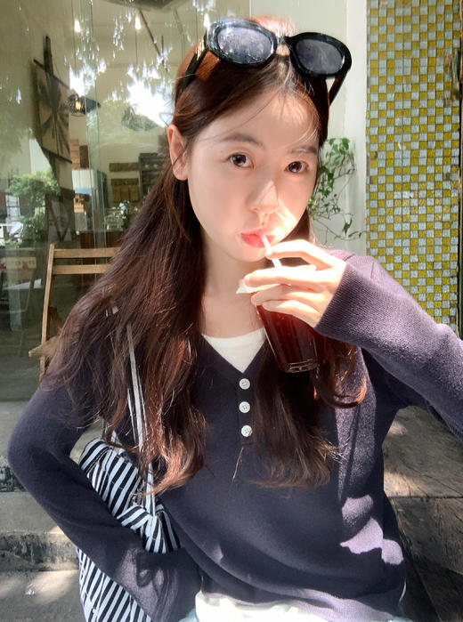 <曾小咸推荐>现货秒杀 ！微信超特价！韩系2色假两件长袖T恤 日常119.99 立减40 秒杀79.99！！ 商品图10