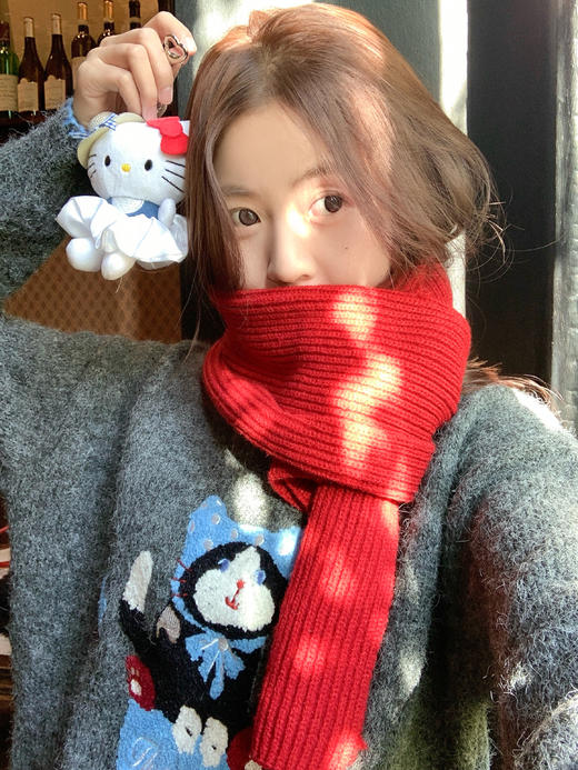 <曾小咸推荐>现货秒杀 ！微信超特价！韩系植绒小猫毛衣 日常199.99 立减110 秒杀89.99！！ 商品图6